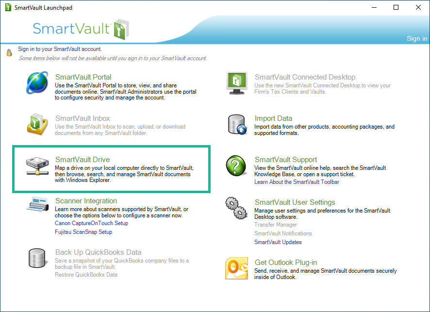 SV - Launchpad SmartVault Drive.png