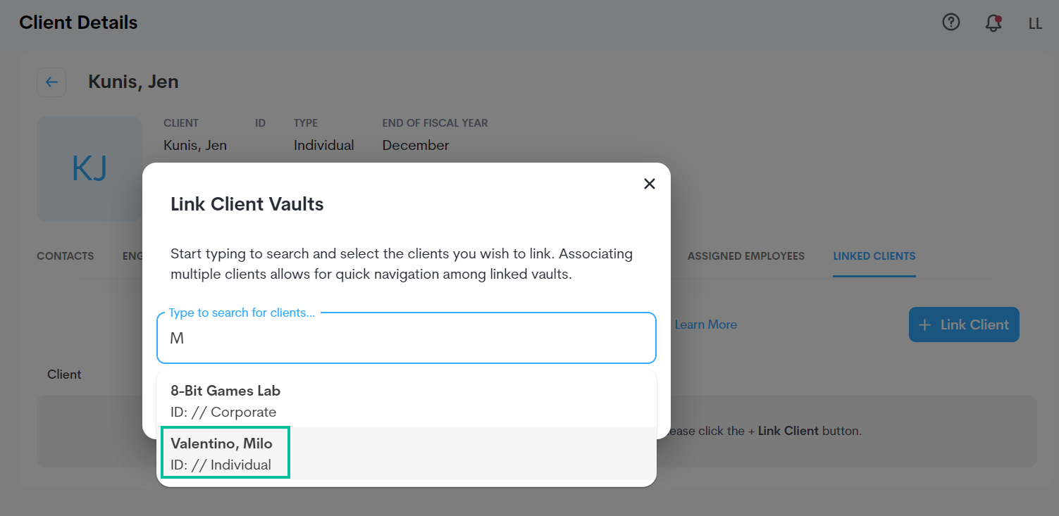 CM - Select client to link.png