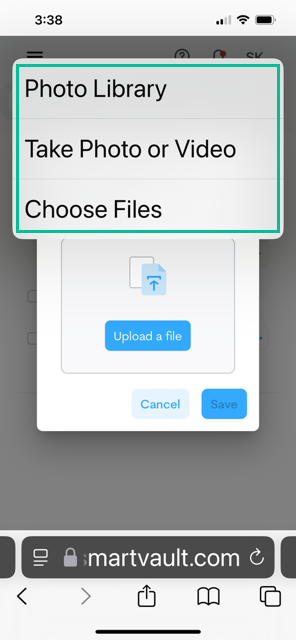 Mobile - Upload context menu.png