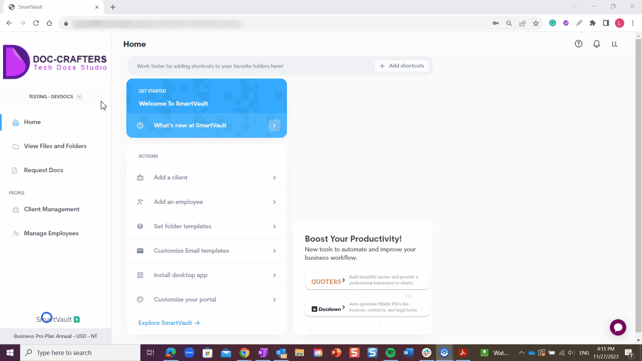 Creating Container and Redistributing Clients.gif