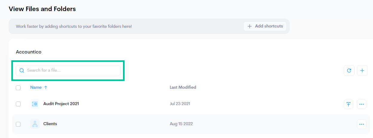 Image with search bar highlighted under the account name. See information above.