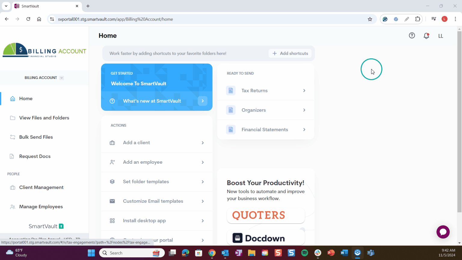 Enabling SmartRouting in SmartVault.gif